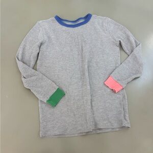 Crewcuts Kids Colorful Cuff Long Sleeve Shirt
